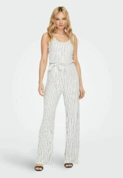 ONLY GESTREEPTE - Kombinezon - Cloud Dancer