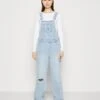 ONLY ONLEMMI OVERALL - Ogrodniczki - Light Blue Denim