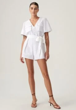 MAYBEL - Kombinezon - Ivory -Fashion Pol 063e9405fe444cd39d4028debf1f97b0