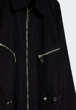 Stradivarius MIT DRUCKKNÖPFEN - Kombinezon - Black -Fashion Pol 06e70d8d4a484aac8eb778d52e59efa7