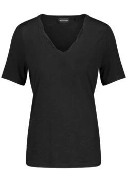 Taifun MIT V-AUSSCHNITT - T-shirt Basic - Schwarz 10 Taifun MIT V-AUSSCHNITT - T-shirt Basic - Schwarz -Fashion Pol 082db92b02254bf6a0000a80ac24e77a