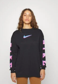 Nike Sportswear TEE - Bluzka Z Długim Rękawem - Black -Fashion Pol 094b771d1804499cae3dad827a623d89