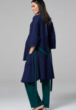 SET - Piżama - Granatowy Ciemny Zielony -Fashion Pol 0a232b562bd8478e9e01e5b9055b5ebf