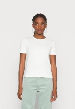 Vero Moda VMLAVENDER SS VMA NOOS - T-shirt Basic - Snow White