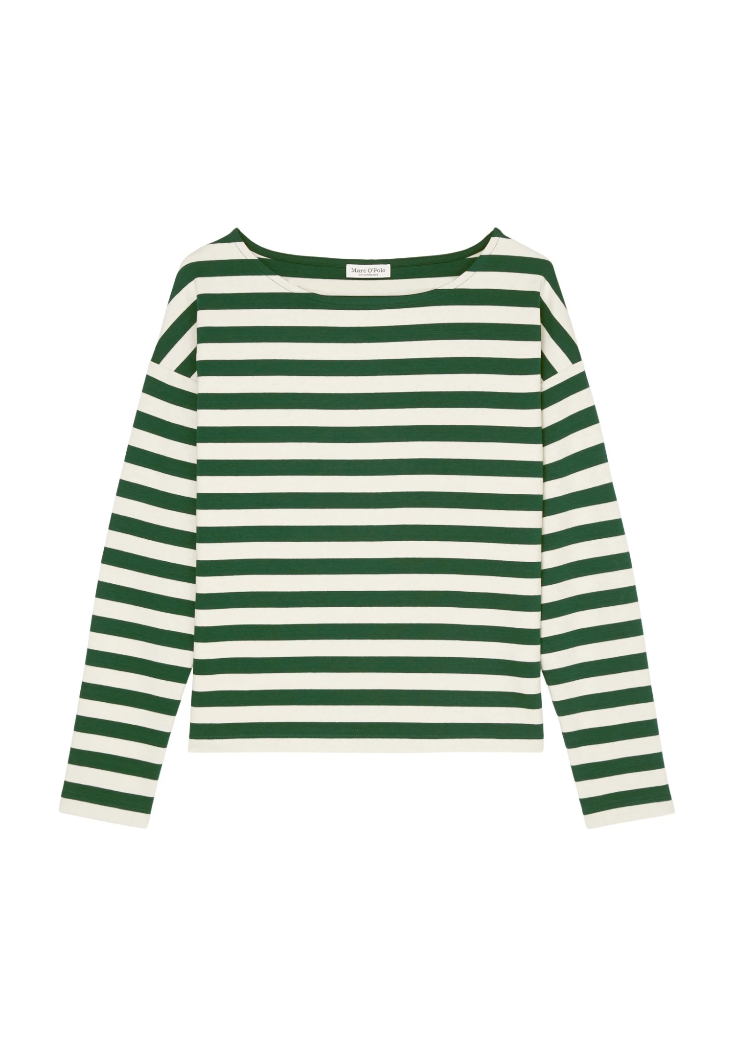 Marc O'Polo GERINGELTES LONGSLEEVE AUS INTERLOCK - Bluzka Z Długim Rękawem - Multi Spring Pine 6 Marc O'Polo GERINGELTES LONGSLEEVE AUS INTERLOCK - Bluzka Z Długim Rękawem - Multi Spring Pine - obrazek 6