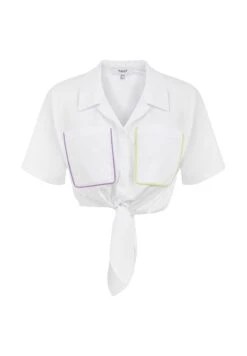 Twist REGULAR FIT COLORED WITH PIPING - Koszula - White 9 Twist REGULAR FIT COLORED WITH PIPING - Koszula - White -Fashion Pol 0e896d7ffd634ff48a58b076170dcdf4