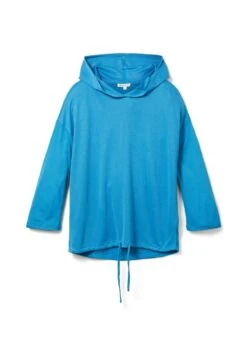 Tom Tailor MIT MATERIALMIX - Bluzka Z Długim Rękawem - Sublime Teal Blue -Fashion Pol 0fa32f84f28a4f14979ad41d3332f19d