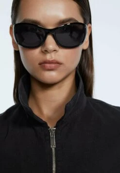 Stradivarius MIT DRUCKKNÖPFEN - Kombinezon - Black -Fashion Pol 109b9d6b253f4953bd7cdcf4e9995607