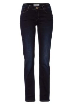 ROSE - Jeansy Straight Leg - Blue/black-used -Fashion Pol 12aebd0c0ea642b6927d066d84c4db00