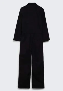 Stradivarius MIT DRUCKKNÖPFEN - Kombinezon - Black -Fashion Pol 12bcf6d8c24f465dba41e8762510abf0