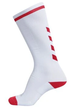 Hummel ELITE INDOOR - Podkolanówki - White/true Red