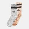 Adidas Originals TIEDYE 2PACK UNISEX - Skarpety - Grey Two/wonder Beige
