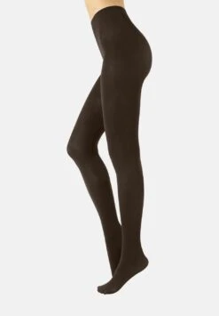 COTTON TIGHTS - 100 DEN - Rajstopy - Brown