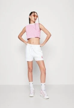JJXX JXALVIRA SLIM CROP STRIPE EVERY TEE 2 PACK - Top - Bright White/pink/light Green