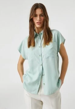Koton Koszula - Sage -Fashion Pol 19073155cd674080b77fc6ce5a78b757