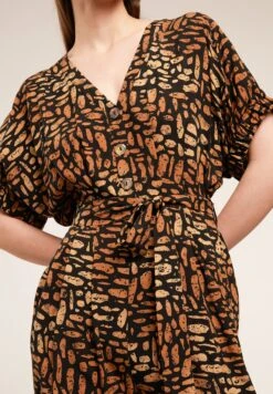 LANGER OVERALL MIT ETHNO-MUSTER - Kombinezon - Marrone -Fashion Pol 1d11cb77f14a48cdbef44c43f94862f6