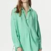 Twist RELAXED FIT LOOSE BASIC - Bluzka - Mint Green