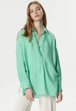Twist RELAXED FIT LOOSE BASIC - Bluzka - Mint Green
