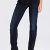 ROSE - Jeansy Straight Leg - Blue/black-used