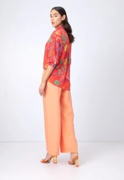 SEA PLANTS MOTIF - Koszula - Red -Fashion Pol 22876deeb80a40f1aef0e288b26db0a0