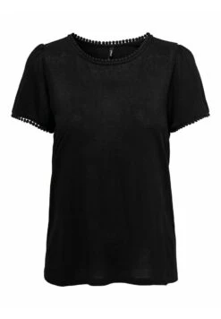 ONLY DETAILREICHES - T-shirt Z Nadrukiem - Black -Fashion Pol 26f7e276813b4f2e8fd4b117bf940b2c
