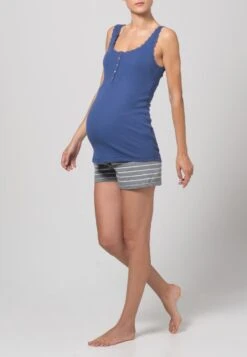 ALINE - Spodnie Od Piżamy - Grey Melange Italy