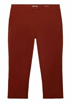 ESPRIT CROPPED - Szorty Jeansowe - Terracotta