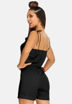 BOHO STYLE - Kombinezon - Krótki Czarny Haftowany -Fashion Pol 29dbef0f88db4fefab96d13d4f523c32