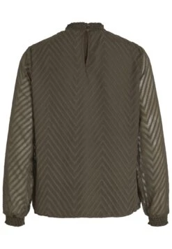 Vila HIGH NECK - Bluzka - Crocodile -Fashion Pol 2a869acc744947c99f650d23cb631388