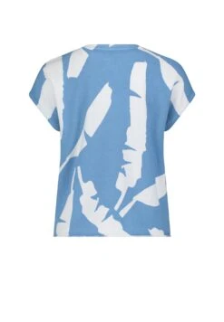 T-shirt Z Nadrukiem - Blau Weiß -Fashion Pol 3067017ece3043af960cc12f2ac3c2f3