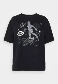 Jordan TEE CORE - T-shirt Z Nadrukiem - Black -Fashion Pol 3201b4ea71e24bdeace1d54db15894cc