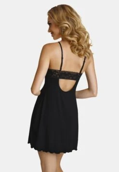 EMI - Koszula Nocna - Black -Fashion Pol 34dab4f1269f48cd924f604fb742a11c