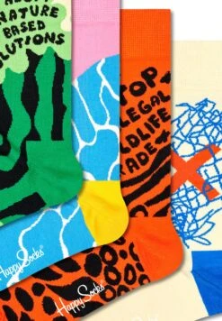 Happy Socks 4 PACK - Skarpety - Multicolored 5 Happy Socks 4 PACK - Skarpety - Multicolored -Fashion Pol 3709eb57fe3f446299304a34c6e2f738