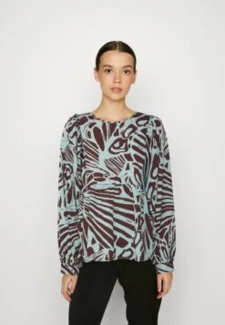 VMBALTIMORE O NECK BLOUSE - Bluzka - Chicory Coffee/baltimore