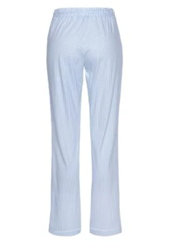 S.Oliver Spodnie Od Piżamy - Himmelblau/gestreift -Fashion Pol 37f9b5c1b8894b4baf17d832624f08e2