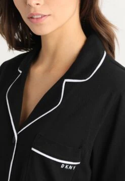 NEW SIGNATURE - Piżama - Black -Fashion Pol 3813a32184144e9cbb1557c4f947d664