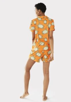 TURTLES BUTTON UP SET - Piżama - Orange -Fashion Pol 3997dc6e26ec41c8b7707c1b0d50d45e