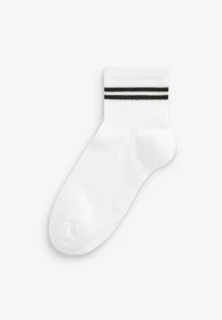 Next 3 PACK STANDARD - Skarpety - White Ribbed -Fashion Pol 399cee071bb84208bab60f1384e1a5fe