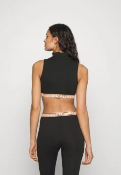 Emporio Armani CROP TOP - Koszulka Do Spania - Nero -Fashion Pol 3a1d71df79534c9ab06a0c9190bd7198