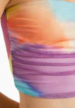 BERSHKA BANDEAU - Top - Orange -Fashion Pol 3fc120db92174df8b73284716bd31d0a