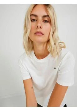 JJXX JXANNA SS REG EVERY SMALL LOGO NOOS - T-shirt Basic - Bright White -Fashion Pol 410929b6794c48d7a971c5bd7a79419f