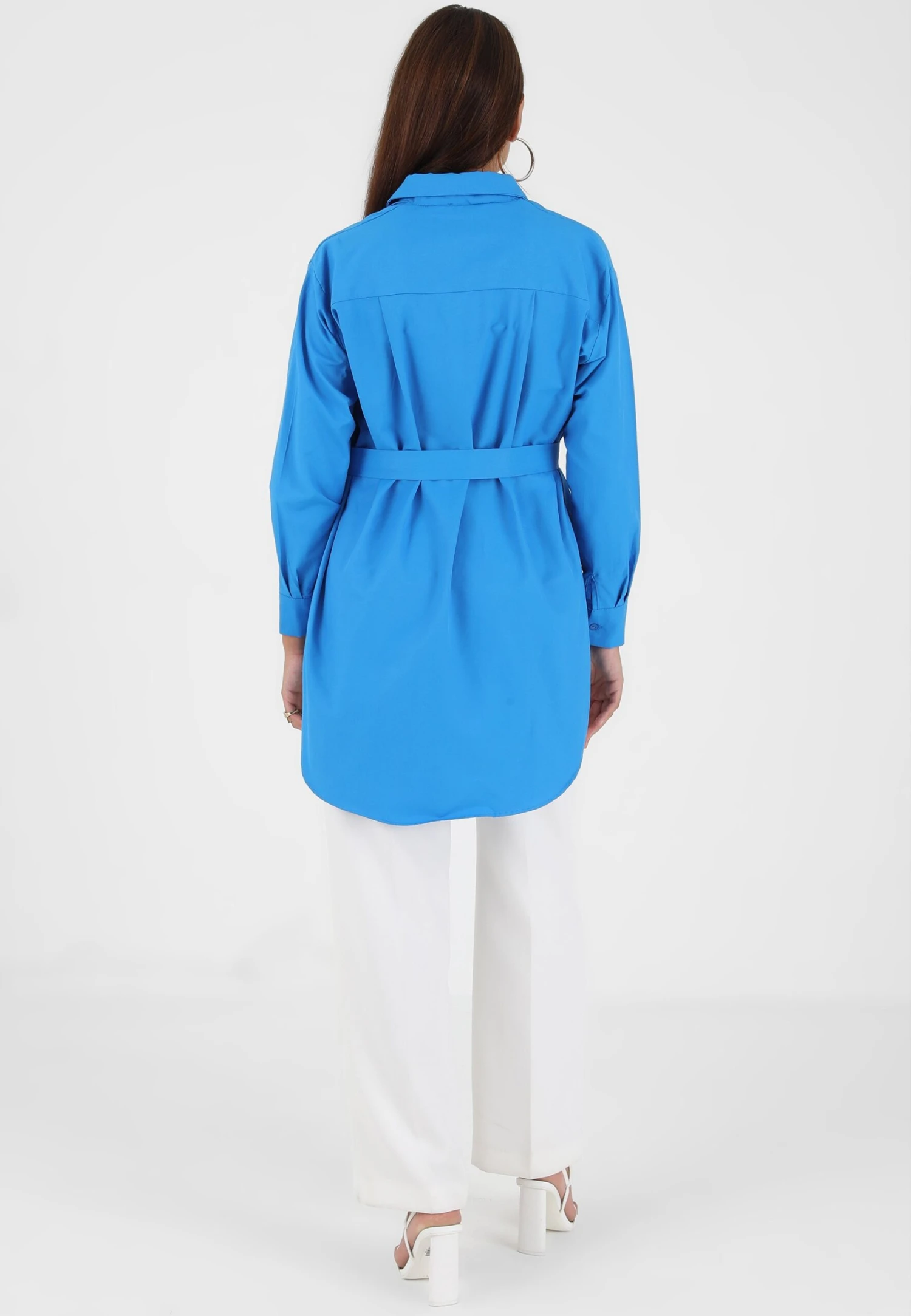 POINT COLLAR - BENIN - Koszula - Blue 3 POINT COLLAR - BENIN - Koszula - Blue - obrazek 3