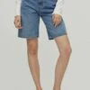 Vila Szorty Jeansowe - Medium Blue Denim