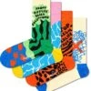 Happy Socks 4 PACK - Skarpety - Multicolored