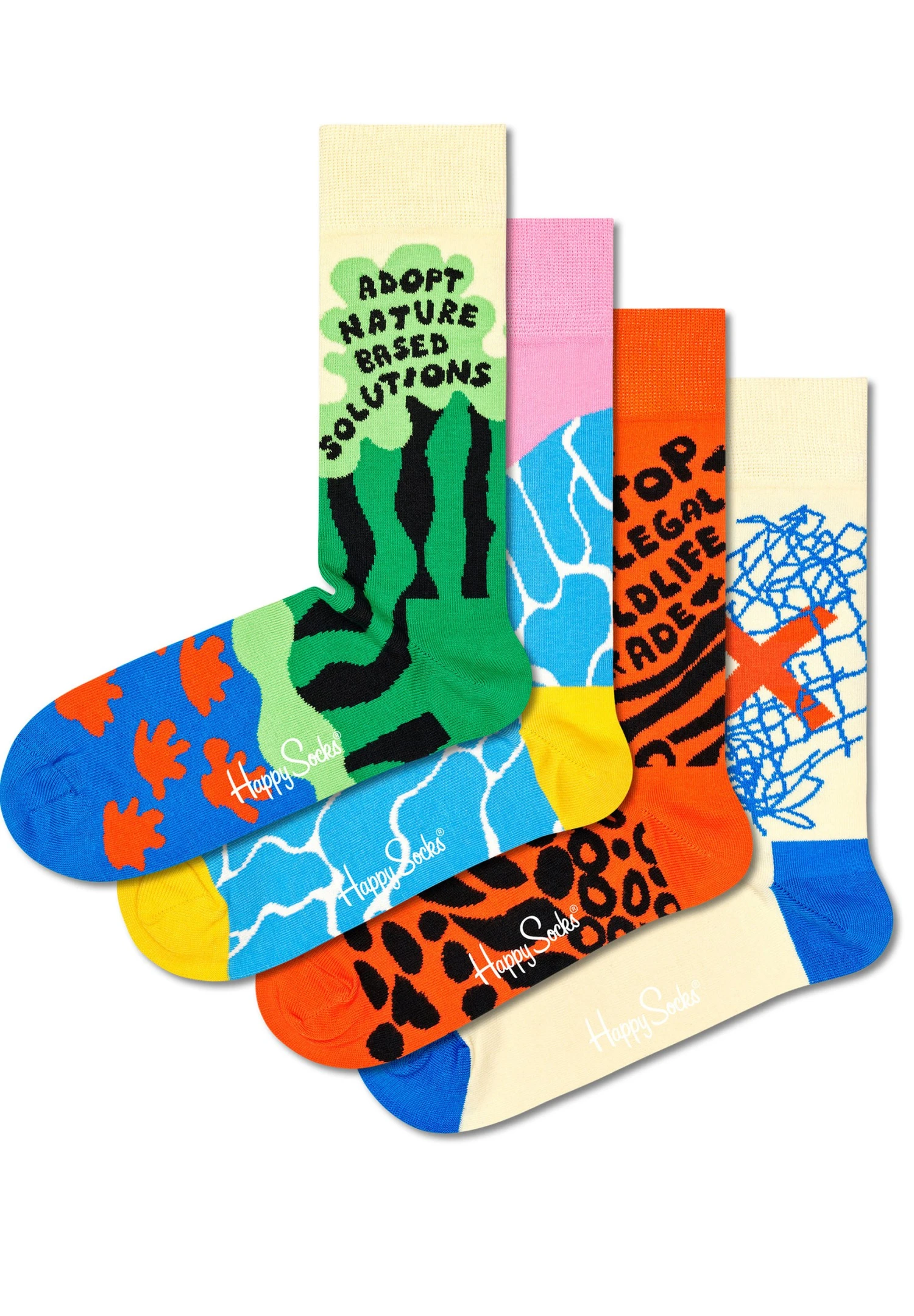 Happy Socks 4 PACK - Skarpety - Multicolored 1 Happy Socks 4 PACK - Skarpety - Multicolored