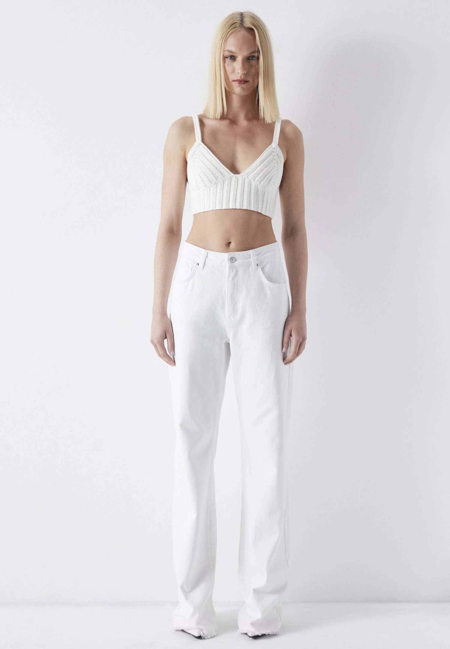 Ipekyol WIDE LEG - Jeansy Dzwony - Optique White 1 Ipekyol WIDE LEG - Jeansy Dzwony - Optique White