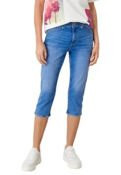 S.Oliver SLIM AU LOOK - Szorty Jeansowe - Blue Stretched Den -Fashion Pol 48e5b2baec1847f19fa1333c0dbfa97f