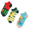3PACK - SUMMER VIBE LOW – WAKACYJNE - Skarpety - Lemon