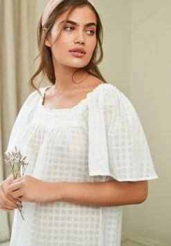 Next Koszula Nocna - White -Fashion Pol 4c84ccc437ff44c09bcac646a4a768ea