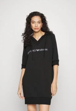 Emporio Armani MAXI SWEATSHIRT - Koszulka Do Spania - Nero - Black